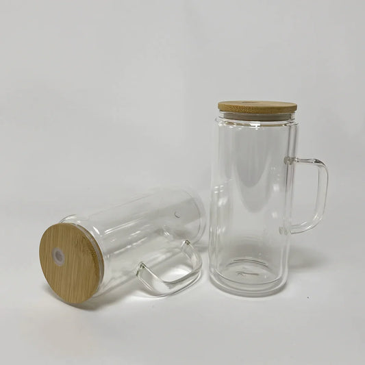 20oz Glass W/Handle SnowGlobe
